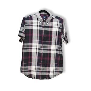 The Gap Men's Plaid Button-Down Shirt - Size Medium